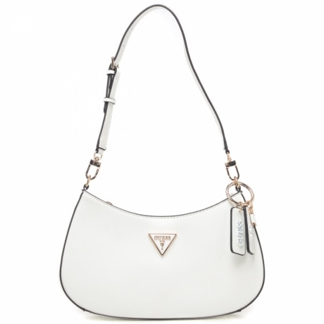 borsa a spalla donna noelle con charm bianca