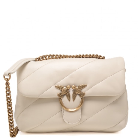 Love bag Classic Puff Maxi Quilt avorio oro