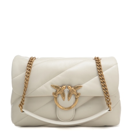 Love bag Classic Puff Maxi Quilt avorio oro