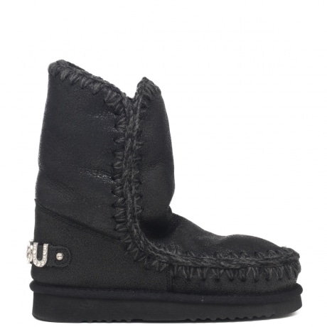 stivaletti eskimo 24 rhinestones logo nero
