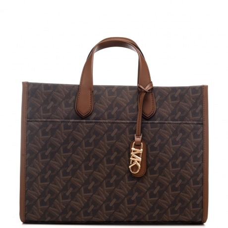 borsa a mano donna in pelle brown luggage con tracolla