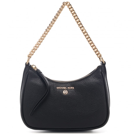 borsa a spalla donna in vera pelle nera