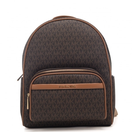 zaino donna in pelle con tasca esterna browm arcorn