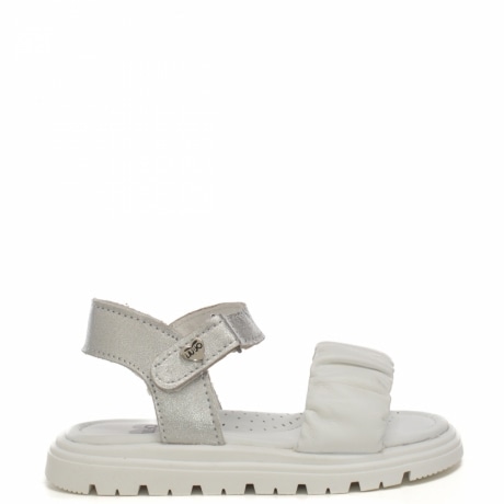 Sandali bimba Terry 02 con cinturino white silver