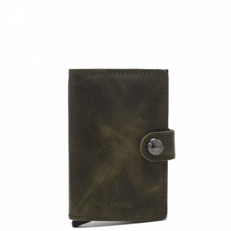 MINIWALLET VINTAGE VERDE NERO