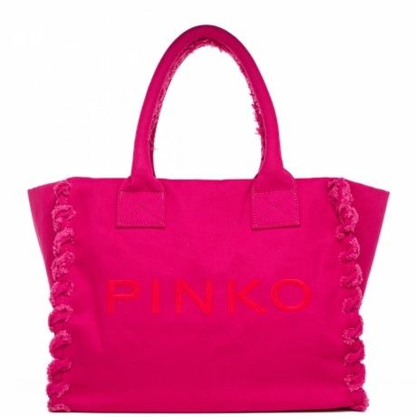 borsa a mano donna beach shopping pink
