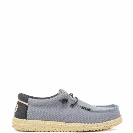 mocassini da uomo wally coastline jute in tessuto con lacci intrecciati grigio stone white