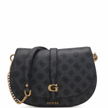 borsa a tracolla da donna kuba flap charcoal