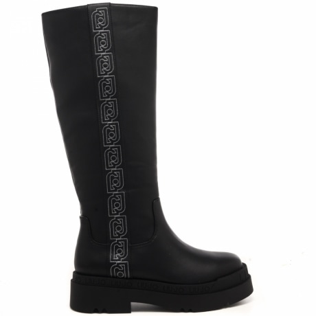 stivali da donna boot love 51 con suola combat neri black