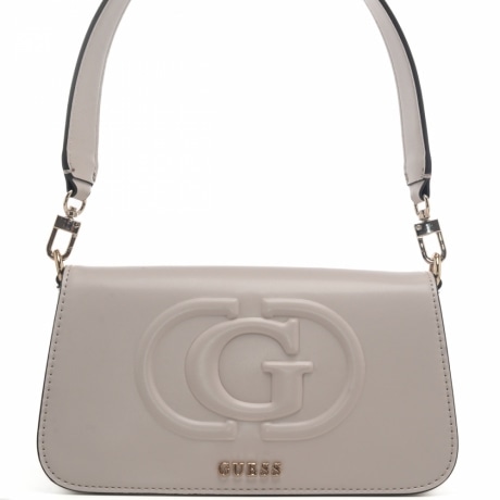 borsa a spalla da donna mietta flap shoulder bag con tracolla beige stone