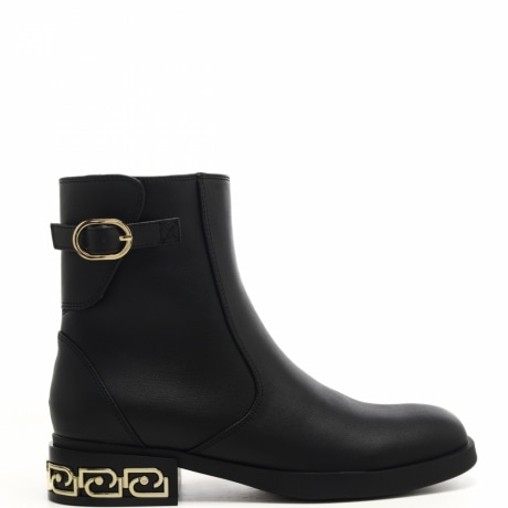 stivaletti da donna yogi 6 con gambale basso nero black