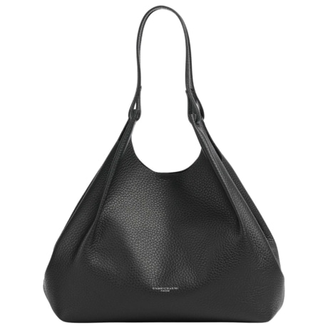 borsa a spalla da donna dua con tracolla e pochette nero castoro