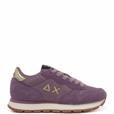 Sneakers da donna ALLY SOLID NYLON con logo sulla parte esterna e sul retro malva 