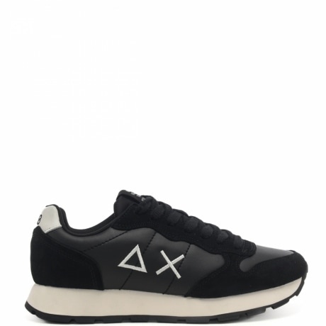 sneakers da uomo tom classic in tessuto con inserti in camoscio nere
