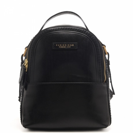 zaino in pelle da donna nero
