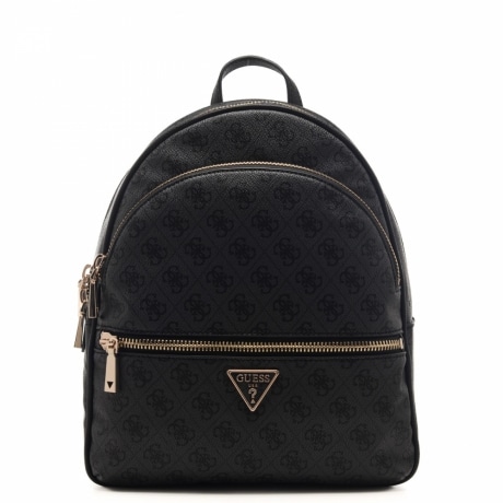  zaino da donna con logo 4g all over e doppio scomparto nero e grigio