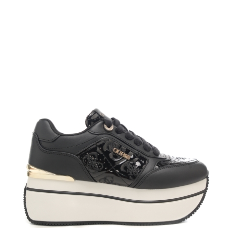 sneakers da donna runner camrio con inserti pattern logo 4g ton sur ton  nere