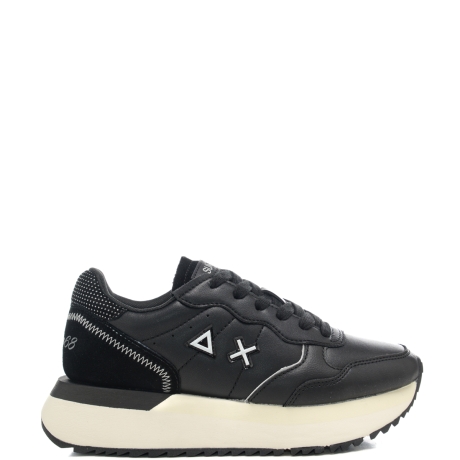 sneakers da donna big ally con micro strass sul retro nere 