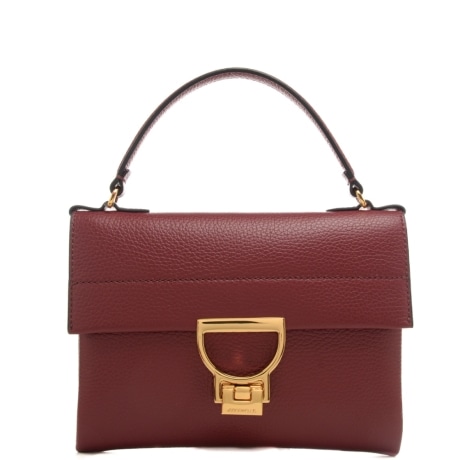 borsa a spalla da donna arlettis con manico removibile borgogna