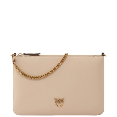 Borsa media a spalla Flat Love Bag Simply BEIGE
