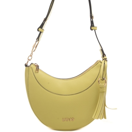 borsa hobo da donna piccola con nappina avocado