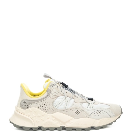 sneakers da uomo  TIGER HILL in tessuto tecnico bianche 