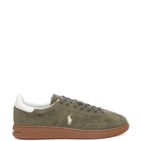 sneakers da uomo BEDFORD con inserti a contrasto colore verde oliva bianco 