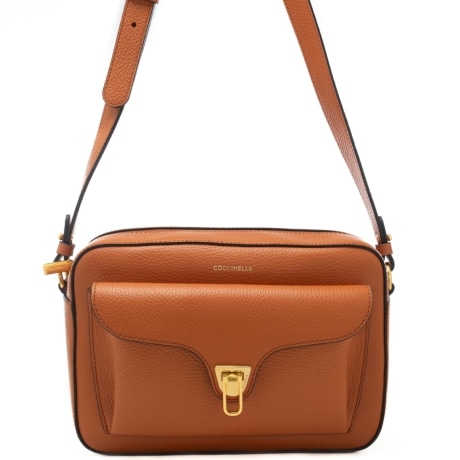 borsa a tracolla grande da donna beat soft con tasca esterna mattone
