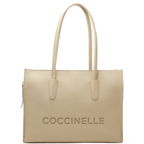 borsa a spalla da donna myrtha 26 in vera pelle martellata bianca