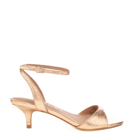 sandali da donna con tomaia laminata rosa 
