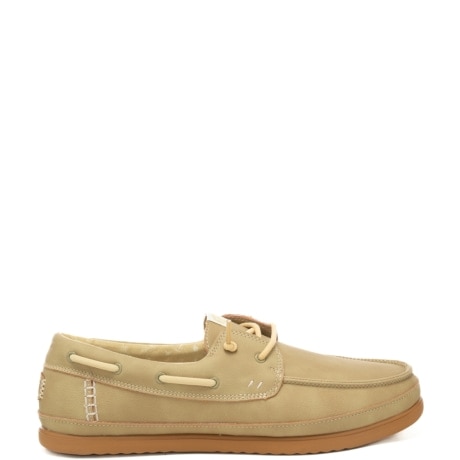 mocassini da uomo con tomaia in pelle sintetica beige 
