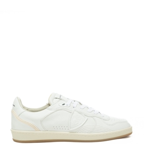 sneakers da donna pgal low in vera pelle bianco 