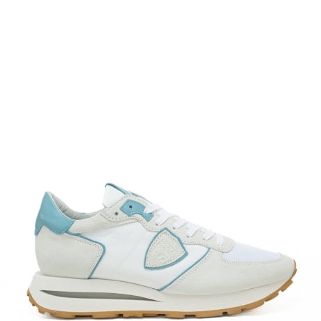 sneakers da uomo TROPEZ HAUTE LOW con inserti a contrasto colore bianco avion