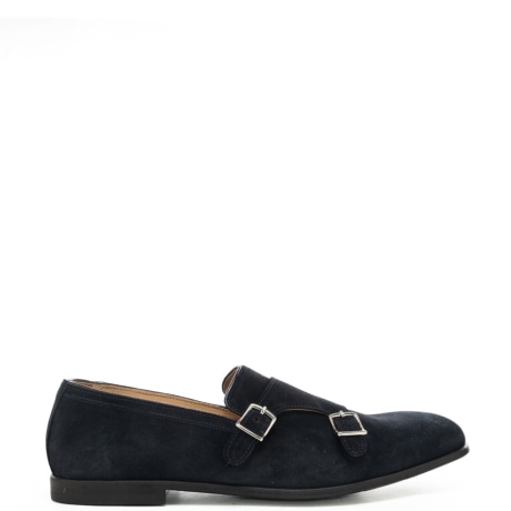 mocassini da uomo forato holes con tomaia traforata blu