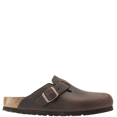 sabot da uomo BOSTON in vera pelle habana