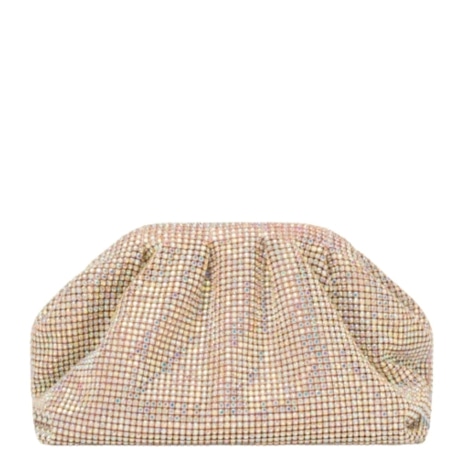 pochette da donna petra con strass cristallo rosa
