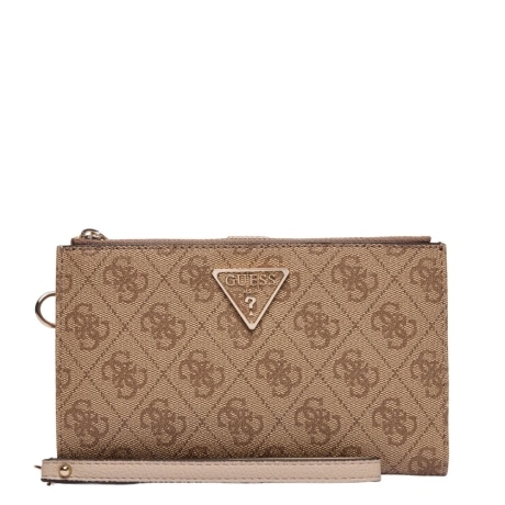 portafoglio organizer da donna con stampa pattern logo 4G latte logo