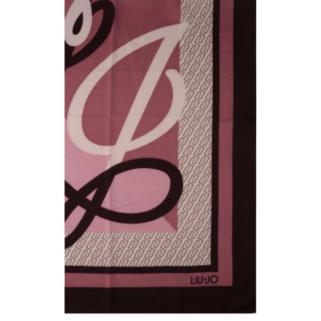 foulard da donna con logo bordeaux