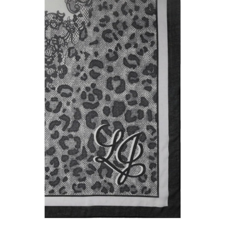 Foulard grande animalier NERO