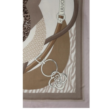 FOULARD METAL MIX ANIMALIER NATURALE