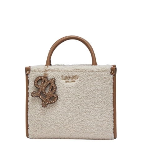 BORSA A MANO E TRACOLLA PICCOLA crema