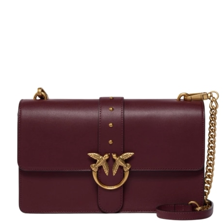 borsa a mano media love bag one in pelle new buckle ribes