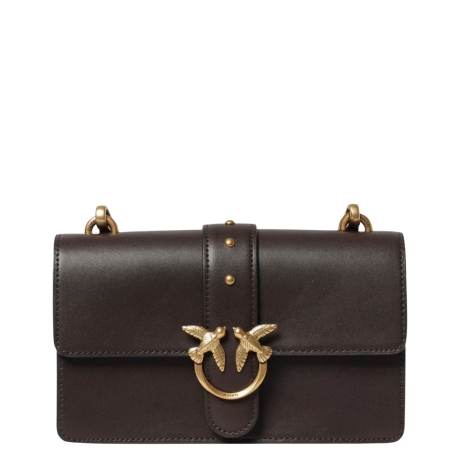 Borsa Pinko Love One MINI Classic in Pelle MARRONE