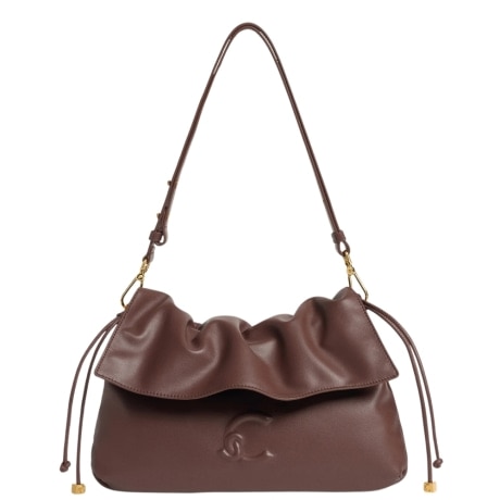 borsa a spalla lidia small in pelle vinaccia