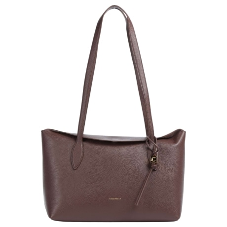 Borsa shopper Thess in pelle berry