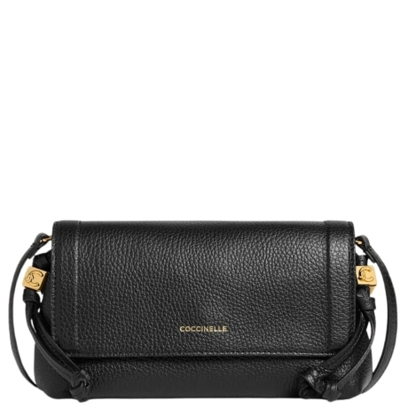 borsa a tracolla Thess mini in pelle nera