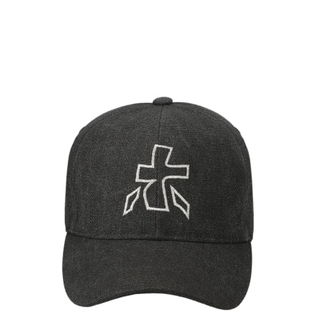 Cappello da baseball in cotone NERO