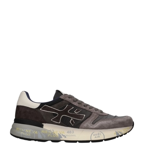 sneakers MICK da uomo in pelle marrone