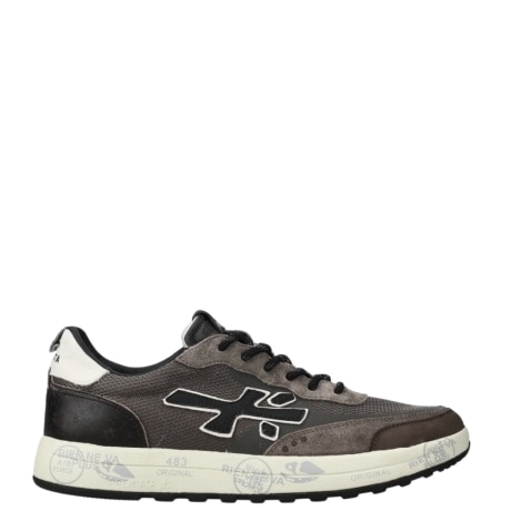 sneakers NOUS da uomo in pelle marrone