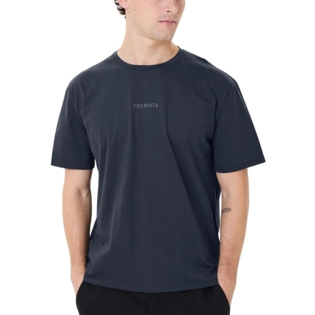 T-shirt blu in jersey